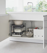 Three-Tier Cabinet Storage Rack (14" H)  - Steel from Yamazaki Home