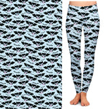 Battylicious Leggings by Miss Fluff x Lipstick & Chrome BLUE From Quirks!