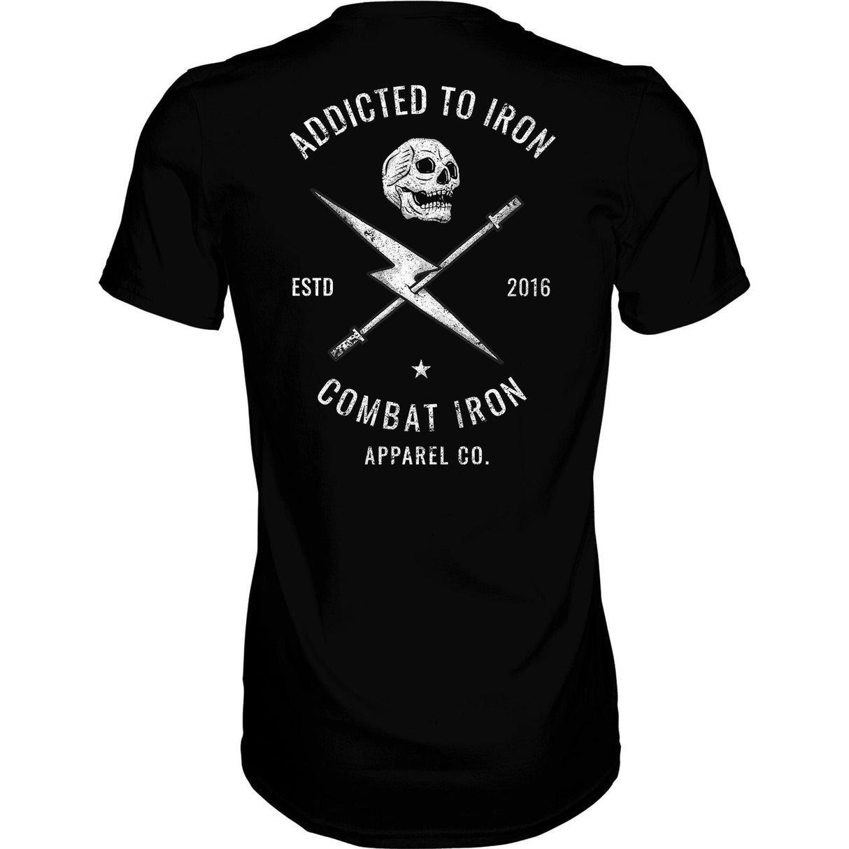 Addicted to Iron V3 Training Men's T-Shirt From Combat Iron Apparel