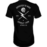 Addicted to Iron V3 Training Men's T-Shirt From Combat Iron Apparel