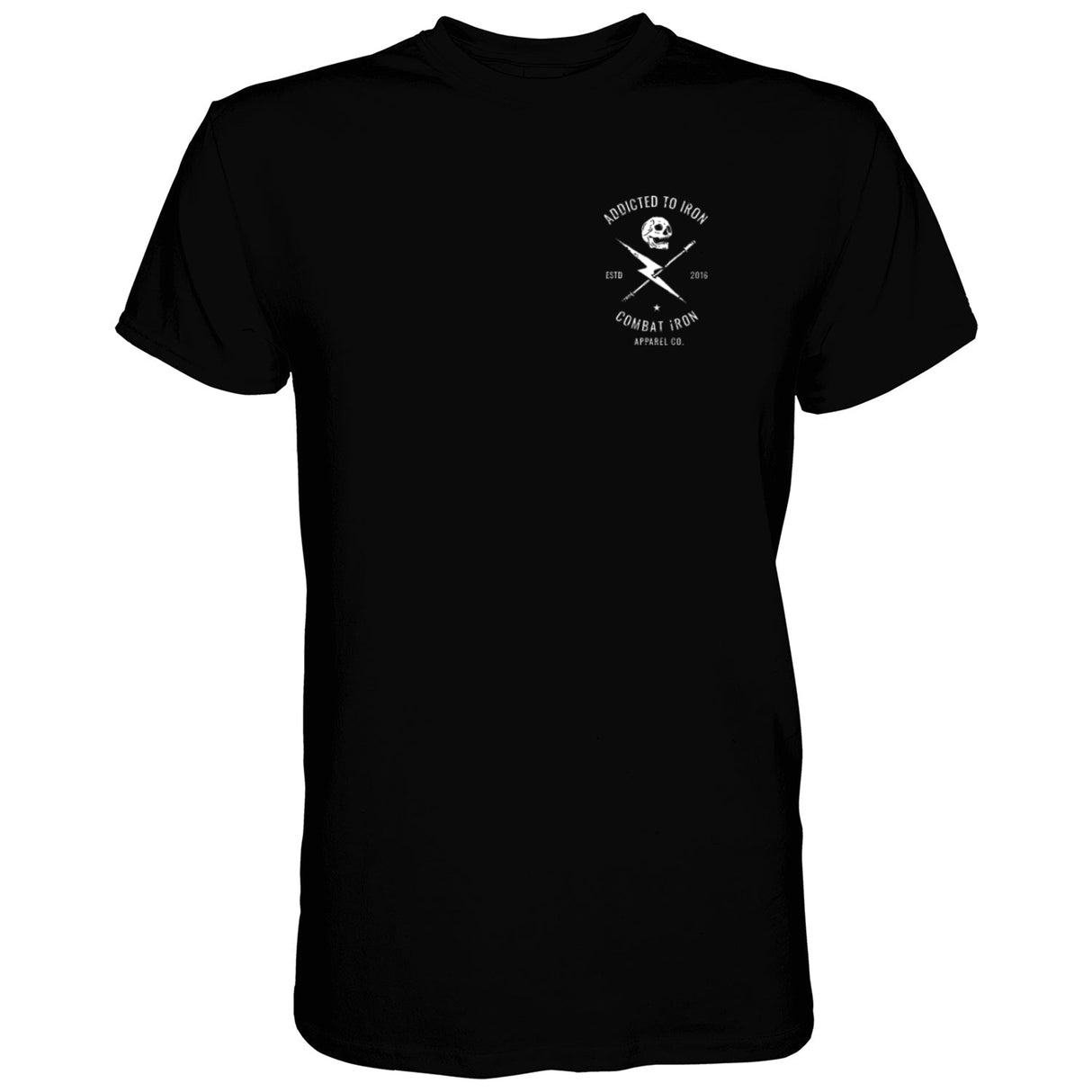 Addicted to Iron V3 Training Men's T-Shirt From Combat Iron Apparel