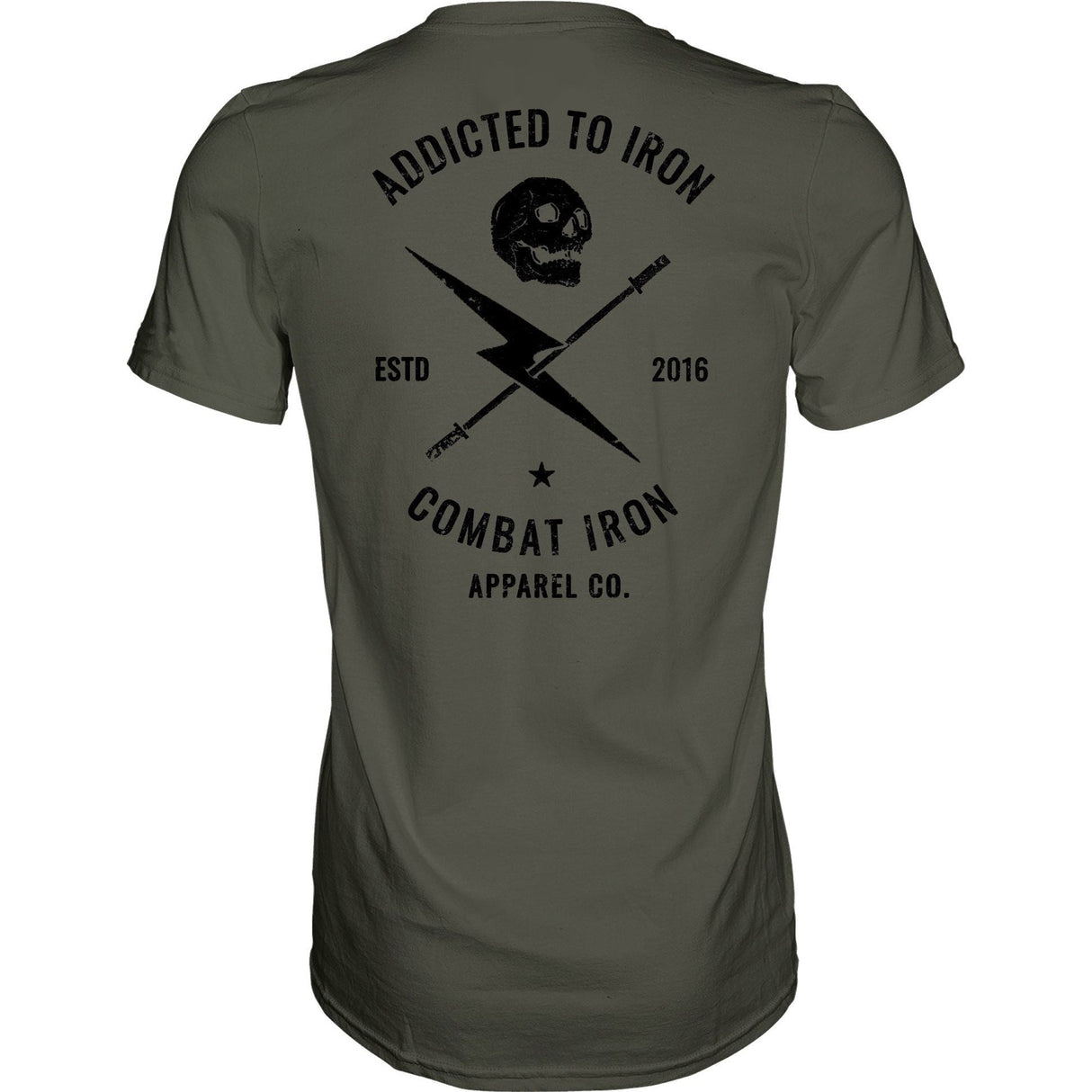 Addicted to Iron V3 Training Men's T-Shirt From Combat Iron Apparel