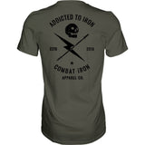 Addicted to Iron V3 Training Men's T-Shirt From Combat Iron Apparel