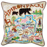 Adirondacks Hand-Embroidered Pillow from Quirks!