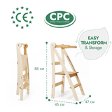 Adjustable learning tower - Kids Step Stool from Goodevas