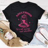 Adulthood It's All Swings And Stumbles Tee From Peachy Sunday