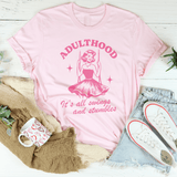 Adulthood It's All Swings And Stumbles Tee From Peachy Sunday