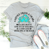 Advice From A Crab Tee From Peachy Sunday