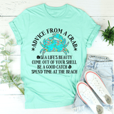 Advice From A Crab Tee From Peachy Sunday