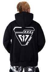 Black Niepce Cyber01 Hoodie from Niepce Inc