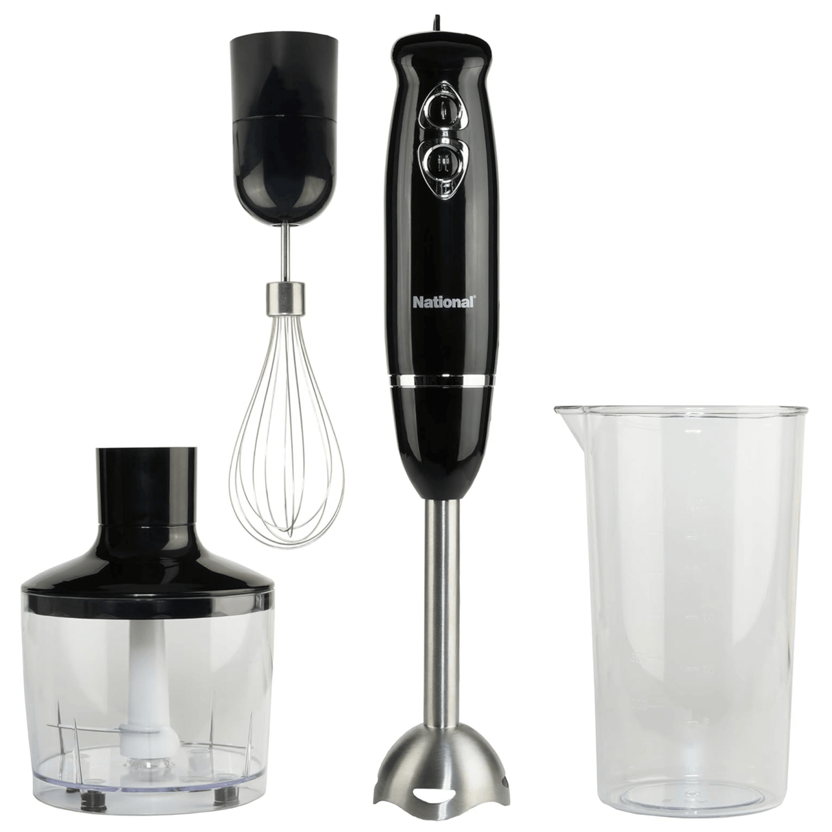 Supersonic National Multi-Purpose 4-in-1 Immersion Hand Blender from Jupiter Gear Home