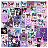 50pcs Sanrio Cartoon Stickers - Hello Kitty, Kuromi, My Melody from Kawaii Stop