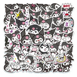 50pcs Sanrio Cartoon Stickers - Hello Kitty, Kuromi, My Melody from Kawaii Stop