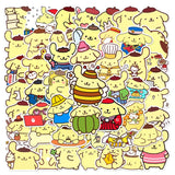 50pcs Sanrio Cartoon Stickers - Hello Kitty, Kuromi, My Melody from Kawaii Stop