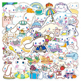 50pcs Sanrio Cartoon Stickers - Hello Kitty, Kuromi, My Melody from Kawaii Stop