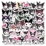 50pcs Sanrio Cartoon Stickers - Hello Kitty, Kuromi, My Melody from Kawaii Stop