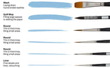 Trekell Watercolor Brush Set - Professional Brushes for Artists from Trekell Art Supplie