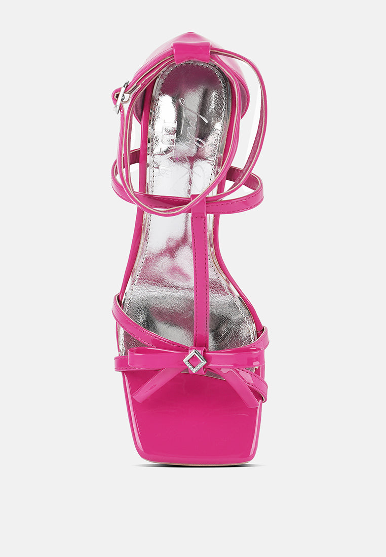 Affluence Jeweled High Heel Sandals from London Rag International