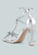 Affluence Jeweled High Heel Sandals from London Rag International