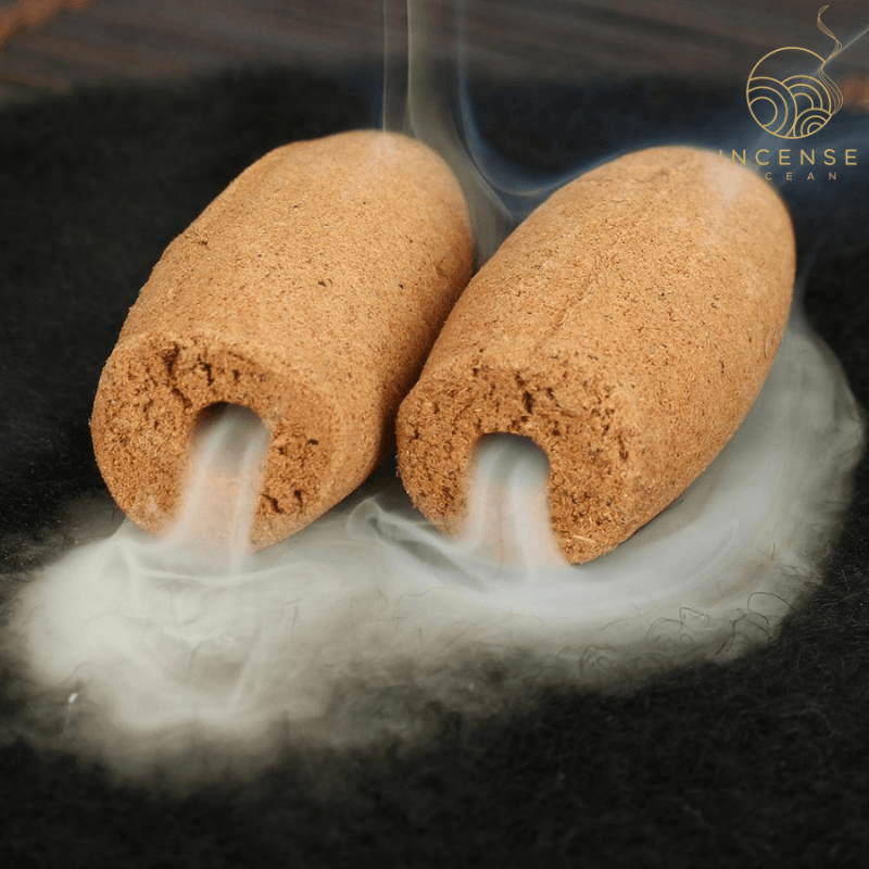 Agarwood Smoke Backflow Incense Cones from incenseocean