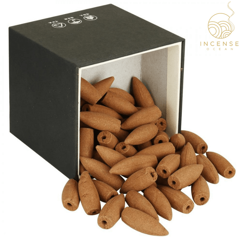 Agarwood Smoke Backflow Incense Cones from incenseocean