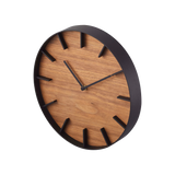 Wall Clock - Steel + Wood from Yamazaki Home