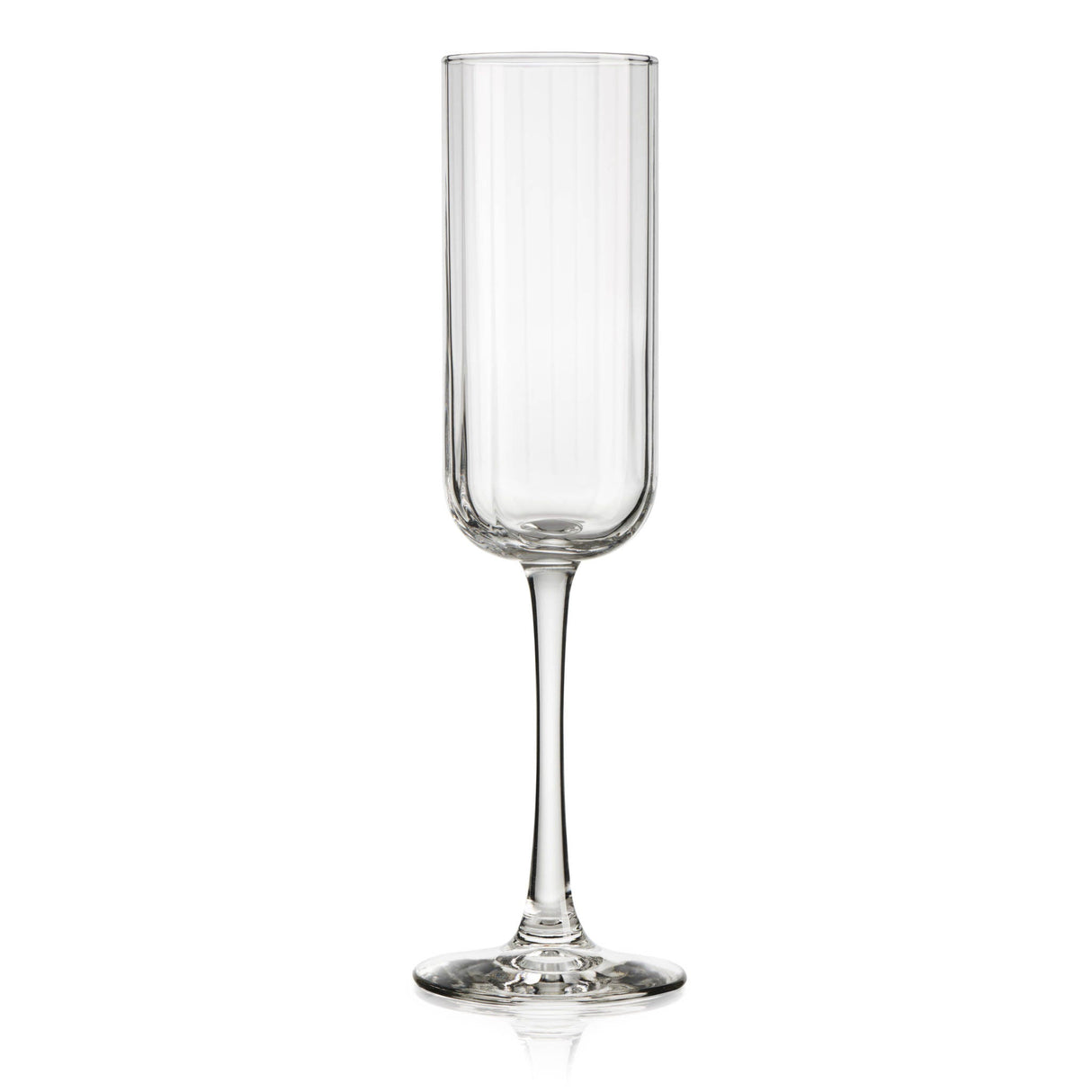 Libbey Paneled Champagne Flute Glasses, 7.5-ounce, Set of 4 from Libbey