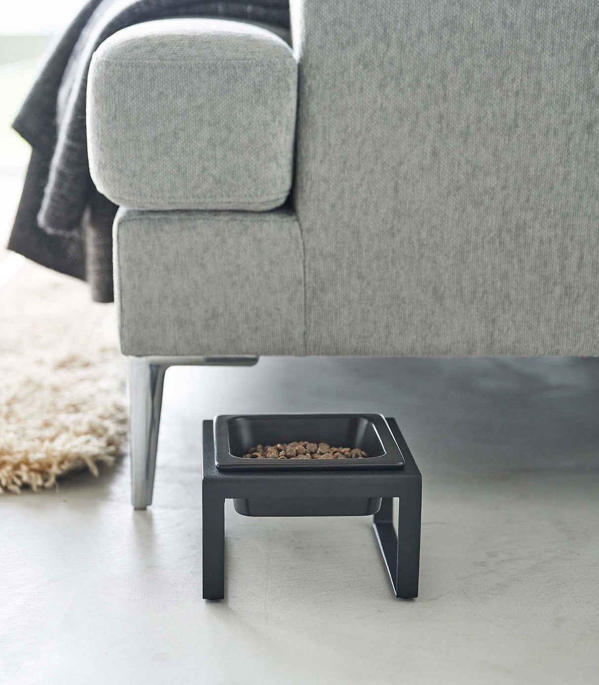 Single Pet Food Bowl - Two Styles - Steel + Ceramic from Yamazaki Home
