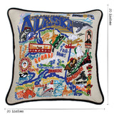 Alaska Hand-Embroidered Pillow from Quirks!