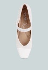 Albi Patent Toe Cap Satin Mary  from London Rag International