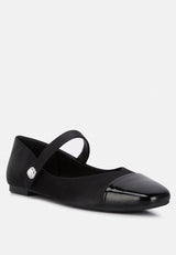 Albi Patent Toe Cap Satin Mary  from London Rag International