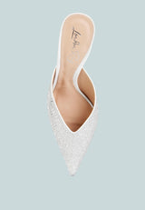 Aldora Rhinestones Embellished Satin  from London Rag International