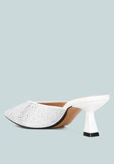 Aldora Rhinestones Embellished Satin  from London Rag International