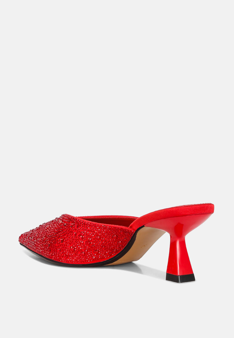 Aldora Rhinestones Embellished Satin  from London Rag International