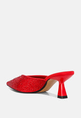 Aldora Rhinestones Embellished Satin  from London Rag International