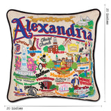 Alexandria Hand-Embroidered Pillow from Quirks!