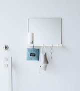 Magnetic Mirror with Storage Rack - Glass from Yamazaki Home