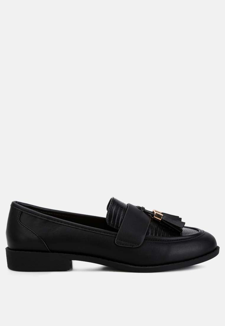 Alibi Tassels Detail Loafers from London Rag International