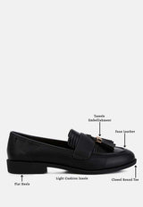 Alibi Tassels Detail Loafers from London Rag International