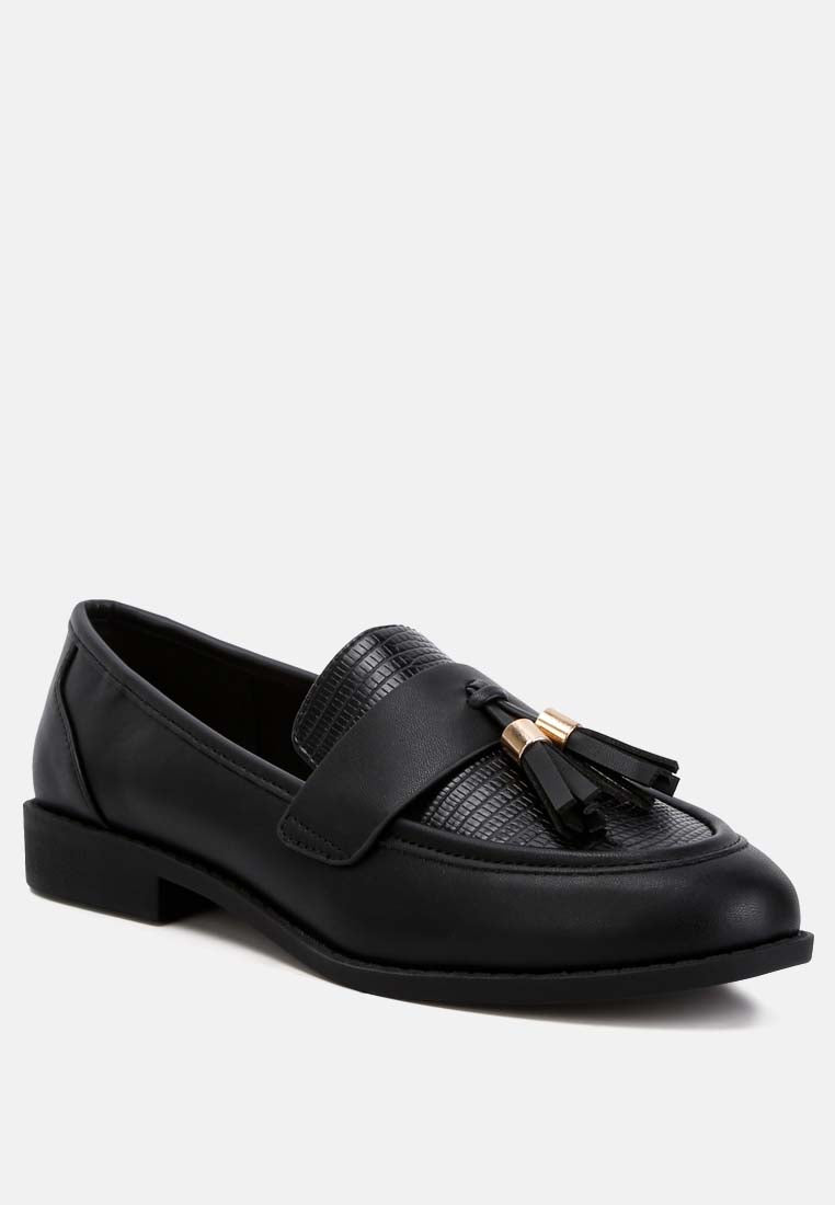 Alibi Tassels Detail Loafers from London Rag International