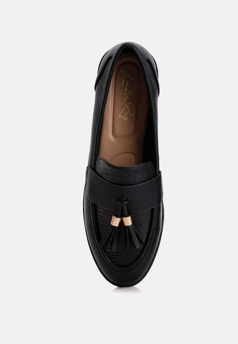 Alibi Tassels Detail Loafers from London Rag International