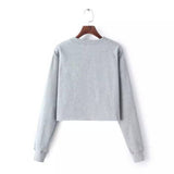 Alien Fleece Crop Top Sweater From Kawaii Stop