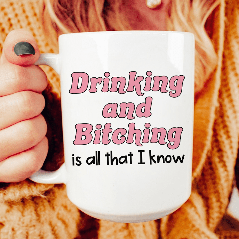 All I Know Ceramic Mug 15 oz From Peachy Sunday