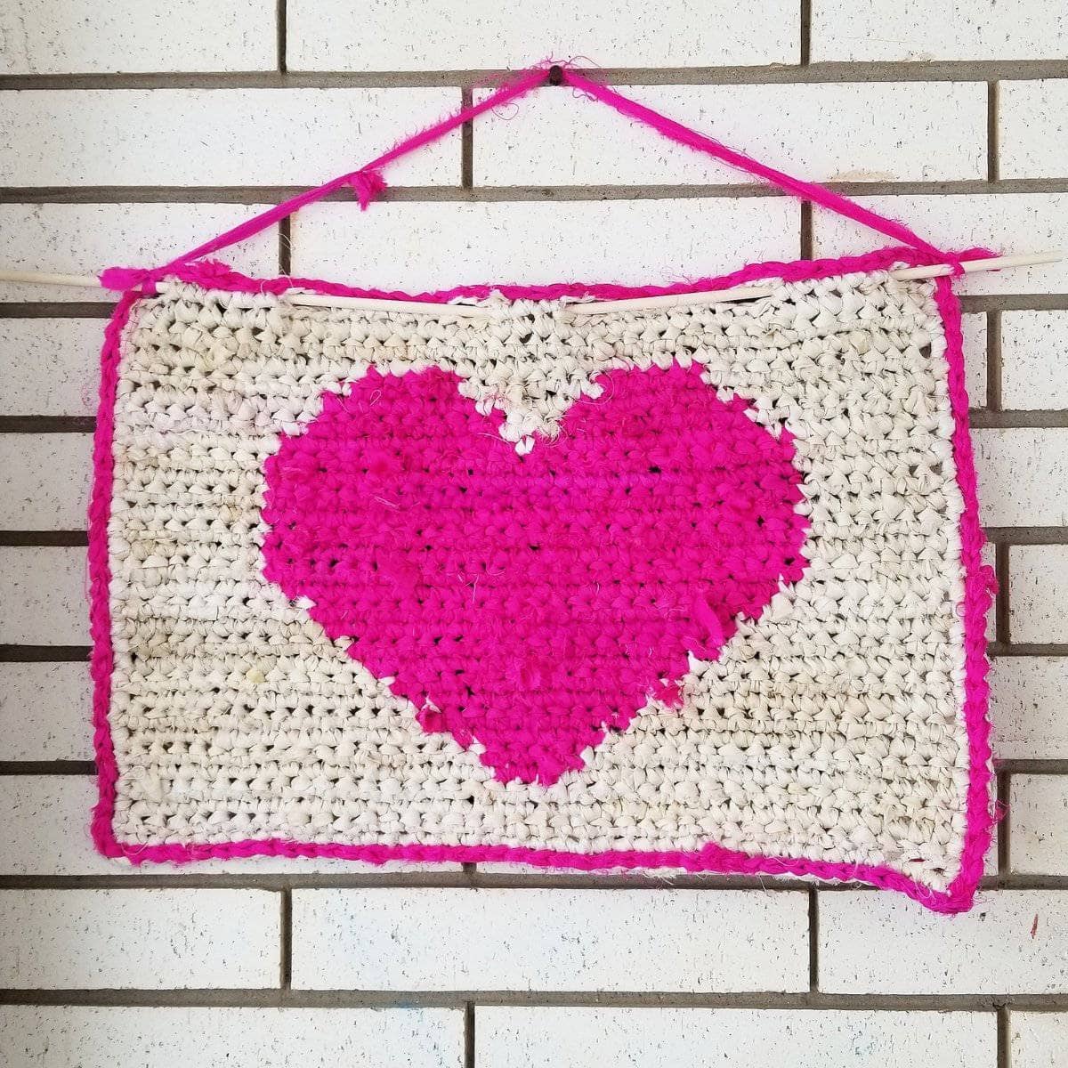 All My Love Wall Hanging Crochet Pattern from Darn Good Yarn