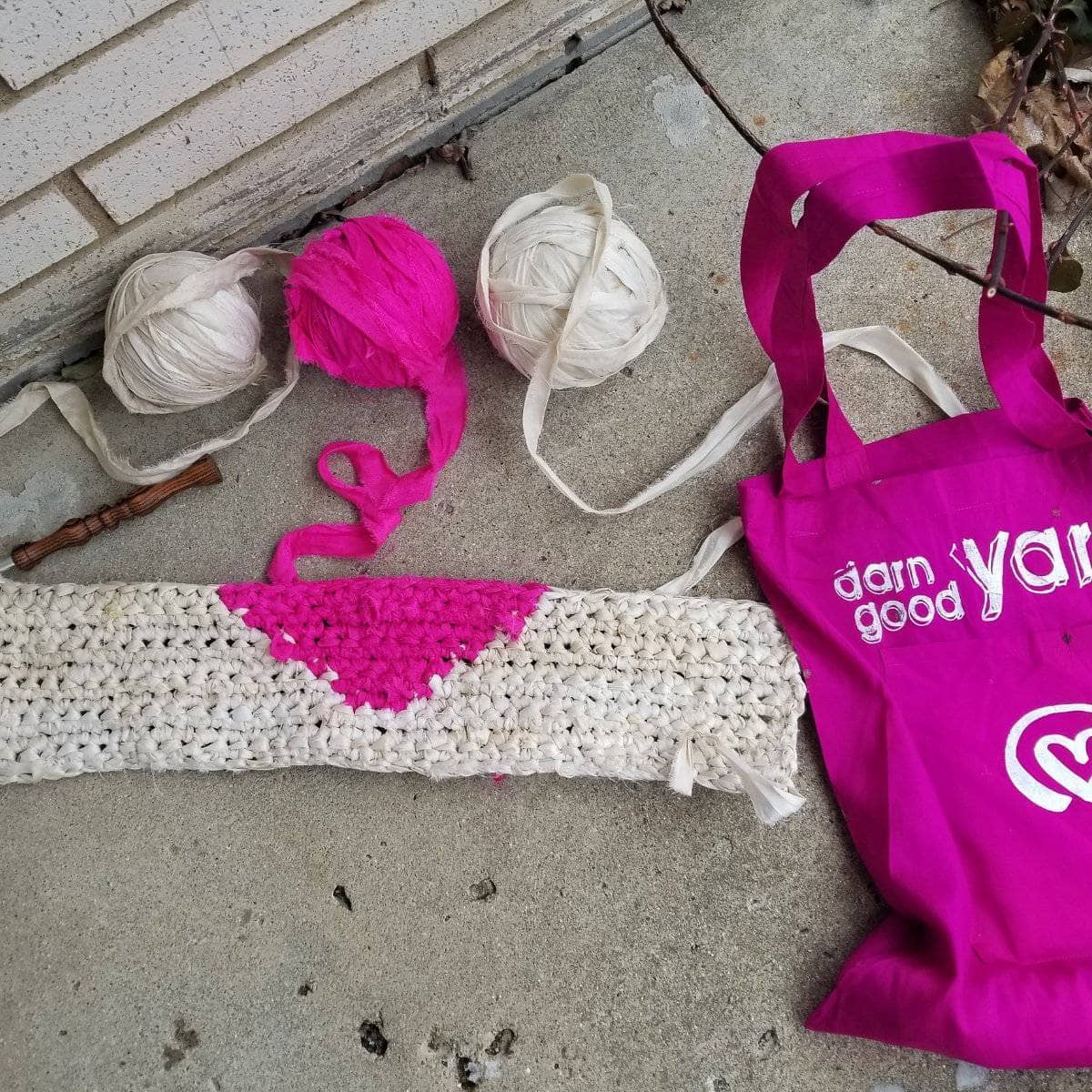 All My Love Wall Hanging Crochet Pattern from Darn Good Yarn