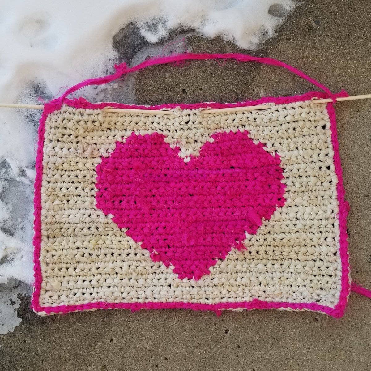 All My Love Wall Hanging Crochet Pattern from Darn Good Yarn