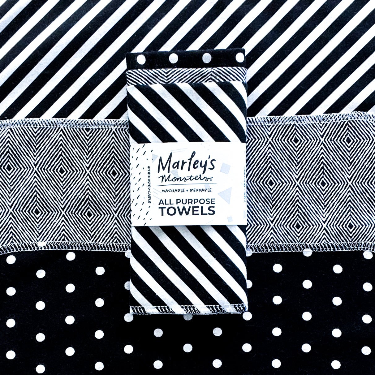 All-Purpose Towels: Fresh Prints from Marley's Monsters