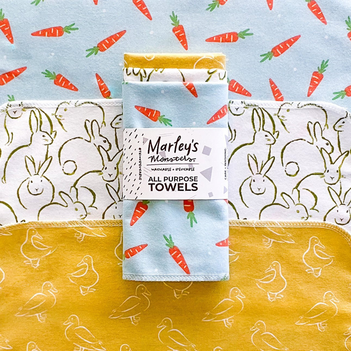 All-Purpose Towels: Fresh Prints from Marley's Monsters