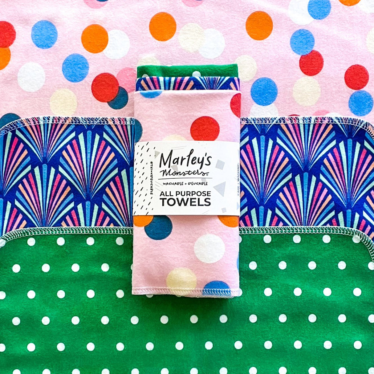 All-Purpose Towels: Fresh Prints from Marley's Monsters
