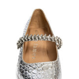 Antonella Embossed Leather Pump from Allegra James